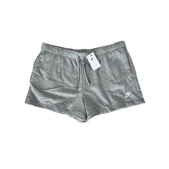 Nike DQ5802 Sportswear Club Fleece Mid-Rise Shorts Grey ( XXL ) - Picture 4 of 5
